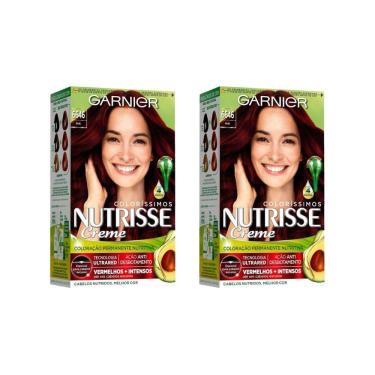 Imagem de Coloração Nutrisse 66.46 Louro Esc Acob Verm/Rubi-Kit C/2Un