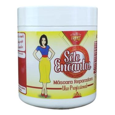 Imagem de Máscara Reparadora E Fortalecedora Fio Nos Trinks Sete Encantos 500g