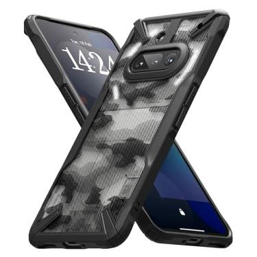 Imagem de Ringke Capa Fusion-X compatível com Nothing Phone 3a, revestimento duplo antiarranhões, à prova de choque, projetada para telefone Nothing (3a) - preto camuflado