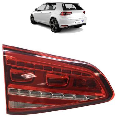Imagem de Lanterna Traseira Golf 2018 2019 2020 2021 Bicolor Led Canto Lente lis