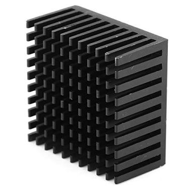 Imagem de 5pcs Alumínio de Dissipador de Calor para LED Com 1/2/3, TP40 de *20 * 40 Placa de Dissipação de Calor para a Placa de Potência de Circuito Impresso, 40x20x40mm (Preto)