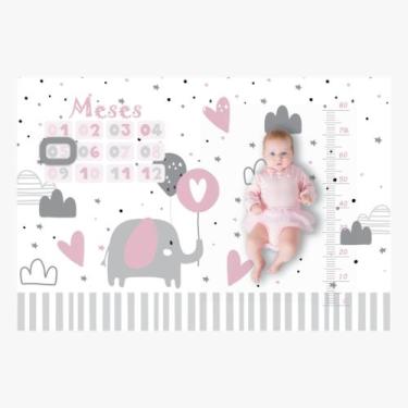 Imagem de Cenario Tapete Mesversário Para Bebe Menino E Menina - Miguel Baby, Be