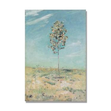 Imagem de NHLDZYH Famosas impressões em tela, reprodução em tela, imagem de arte de parede para decoração de casa. (Pequena árvore sicômoro) por Ferdinand Hodler. 80 x 120 cm - 31,5 x 47,3 pol sem moldura