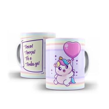Imagem de Caneca Porcelana Divertida Unicórnio Presente Criativo 10 - Villa Cane