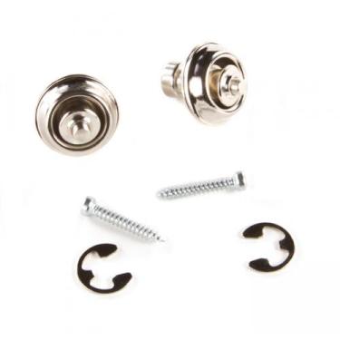 Imagem de Roldana Strap Lock Tradicional Nickel Kit Dunlop