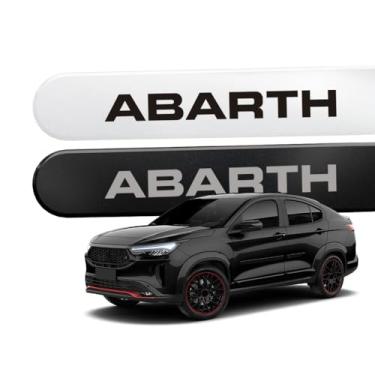Imagem de Friso Lateral Porta para Fastback Abarth 2024 a 2025 (REDONDO, Preto Vulcano)