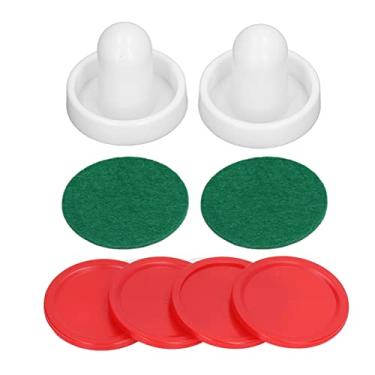 Imagem de Air Hockeys Pusher High Impact Impact -Livrado Acessórios para Push para Jogos de Mesa Ausência Verde de 8pcs 60mm Kit (Tipo B.)