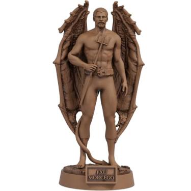 Imagem de Estátua Exu Morcego Imagem Umbanda Candomblé (Cor Madeira)