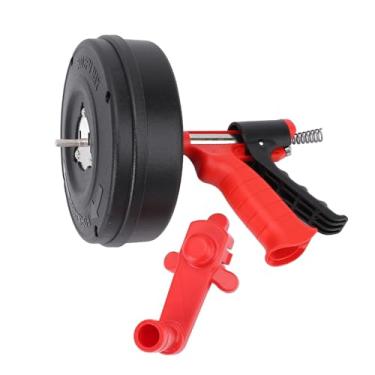 Imagem de Trado de Ralo, Mola de Aço Manganês Multiuso Desentupidor de Ralos, Desentupidor de Vaso Sanitário | Ferramenta de Depilação | Limpeza de Esgoto para Cozinha Banheiro (10m de