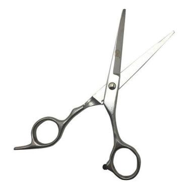 Imagem de Tesoura Cortar Cabelo Cabeleireiro Descanso Dedo Inox 17cm - SQ Import