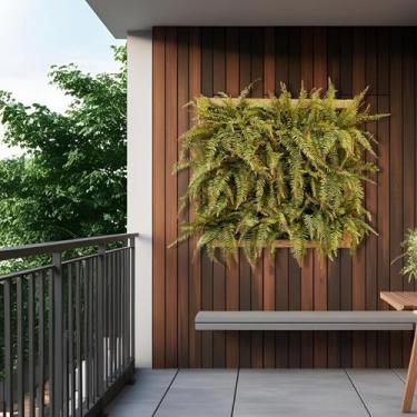 Imagem de 9 Samambaias Artificiais Realistas com Folhagem Premium para Jardim de