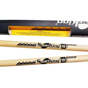 Imagem de Baquetas Spanking 7A 5A 5B ou 2B Hickory American Authentic, 5B