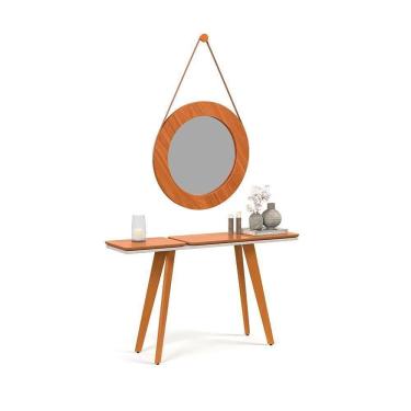 Imagem de Aparador E Espelho Decorativo Para Sala Amazonas Nature