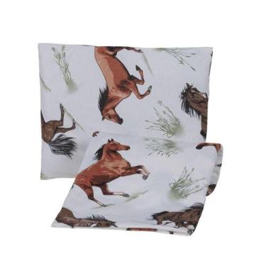 Imagem de Jogo De Lençol Fantasy Infantil Solteiro 02 Peças Malha 100% Algodão -