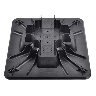 Imagem de PNP153544 Bloco de base Myard Deck para estrutura de piso composto de madeira Pier Shed Base Footing Post Beam Support (Qtd 4, Preto)