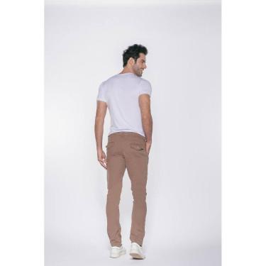 Imagem de Calça Macaw  Sarja Lycra 7790 Bege Escuro [F075]