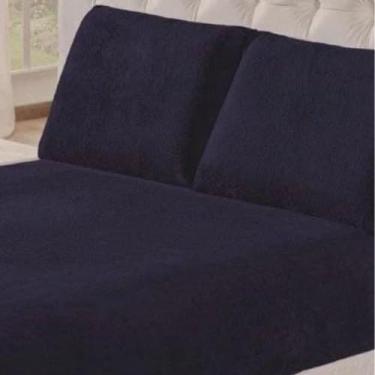 Imagem de Lençol De Plush Elásticado Soft King Casal Queen Padrão Mantinha Com Fronha 3 Pçs Antialérgico(preto,Casal 3 Pçs)