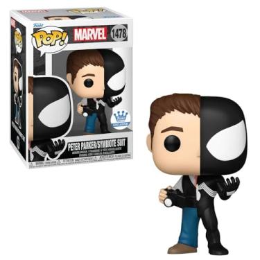 Imagem de Boneco Funko Pop! Marvel Split - Peter Parker/Homem-Aranha Preto com Chase