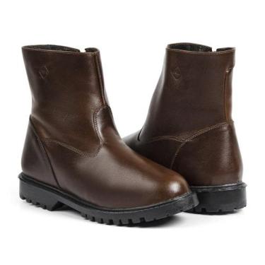 Imagem de Bota Masculina de Inverno para Neve em Couro em Lã Impermeáv - Oslo In