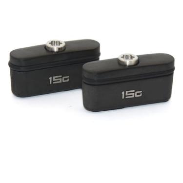 Imagem de RunzeFeng 2 peças de peso para taco de golfe compatível com Odyssey White HOT/TRI-HOT 5K/Eleven Series Putter Head 5/10/12,5/15/20/25g (2 peças 15 g)