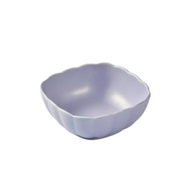 Imagem de Prato de churrasco prático de cor sólida japonesa requintado resistente a altas temperaturas - roxo leite