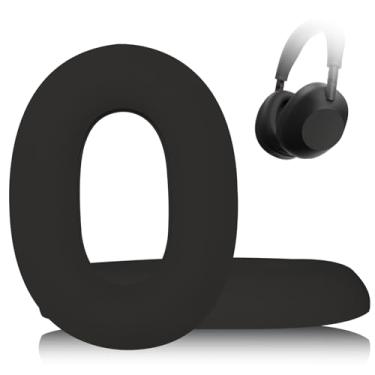 Imagem de Adhiper Capas de silicone para fones de ouvido Sony WH-1000XM6, acessórios XM6, capa protetora de silicone, à prova de suor e facilmente lavável - preta