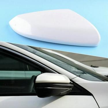 Imagem de Tampa do espelho direito branco para Honda Civic 2016 2017 2018 2019 2020 2021 substituição da tampa do espelho retrovisor (lado direito branco)