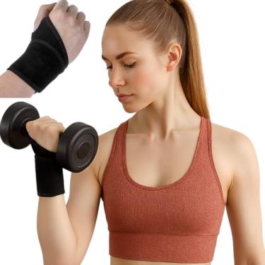Imagem de Munhequeira de Pulso Ajustável Alta Compressão – Protetor para Tendinite, Dores, Lesões, Alívio nas Mãos e Punhos – Ideal para Tratamento Ortopédico, Treino e Academia
