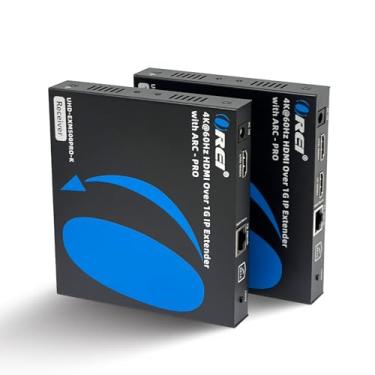 Imagem de OREI Extensor Hdmi 4K Sobre Ip Cat6 A 60 Hz, Um Para Muitos, Até 120 Metros, Saída De Loop, Óptica - Envio Vários Locais, Switch 1G Baixa Latência Rs-232 (Uhd-Exm500Pro-K)