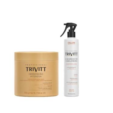 Imagem de Hidratação Intensiva 500g + Segredo do Cabeleireiro  Trivitt - Itallia