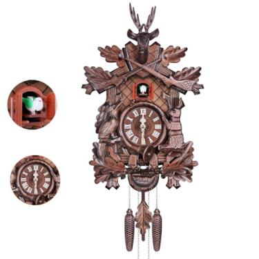 Imagem de 52 * 25CM, Relogio Cuco, Caixa de Madeira, Mostrador São Feitos de Plástico, O Cuco Conta As Horas, Relogio de Parede, Relógio de Parede, Relógios de Parede, Relógio de Parede Grande