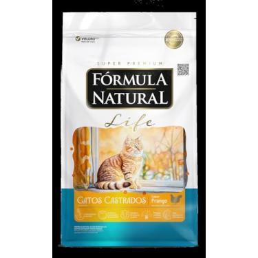Imagem de Fórmula Natural Life Ração Seca Para Gatos Castrados Sabor Frango 10,1Kg