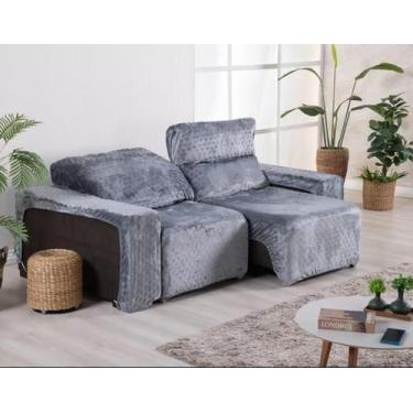Imagem de Capa Protetora de Sofá Retrátil Reclinavel 2 Lugares em Manta Luxo - A