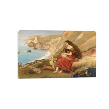 Imagem de John Millais Canvas Wall Art Pictures-Famous Art Prints with Wooden Frame-Bedroom Wall Art Painting-Reprodução impressa em tela - deixando moldura 30x50cm12x20inch
