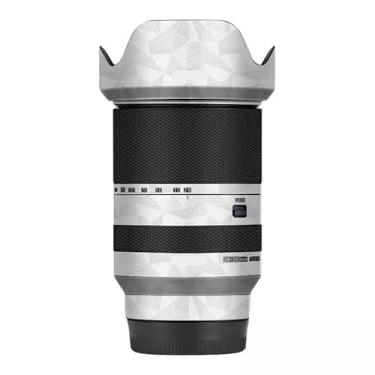 Imagem de Adesivo de câmera antiarranhões com tampa de lente para Tamron 28-200 mm adequado para Sony Mount película protetora protetor de corpo decalque 28-200 (triângulo branco)