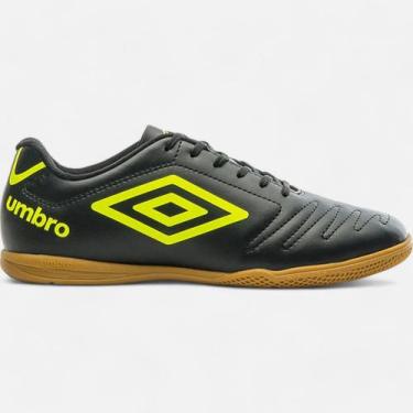 Imagem de Chuteira Futsal Salao Umbro Class Futebol Adulto, Preto, Lima, 41