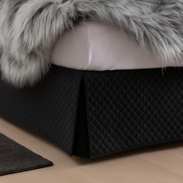 Imagem de Saia para Cama Box Matelada Lindas Vários Tamanhos (Preto, King)