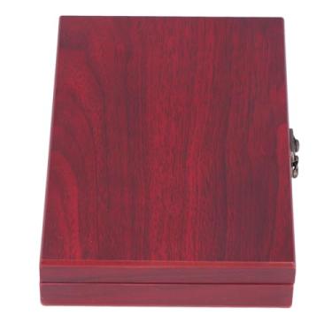 Imagem de Yctze Porta de Moeda de Madeira Vintage para 50 Moedas - Estojo Transparente para Armazenamento e Exibição de , Ideal para Colecionadores e Exposições