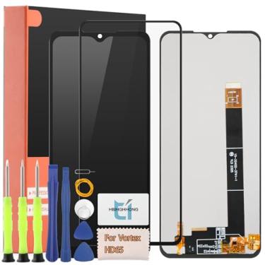 Imagem de Substituição de tela Vortex HD65 para Vortex HD65 Display LCD Touch Screen Digitalizador Assembléia com ferramentas de reparo (preto)