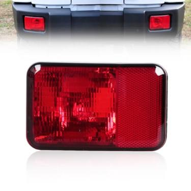 Imagem de JESYMBX Capa de farol de neblina refletor de para-choque traseiro para Jeep Wrangler 2007-2016 sem lâmpada 55078104AC 55078105AC direita