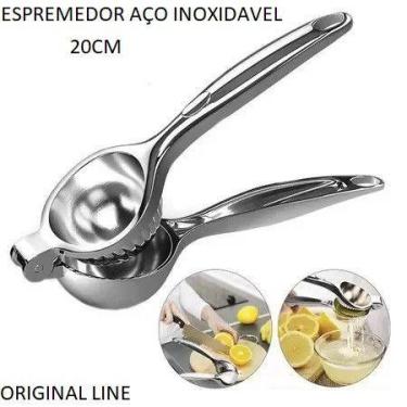 Imagem de Espremedor De Limão Espremer Manual 20cm Limões De Aço Inoxidável Orig