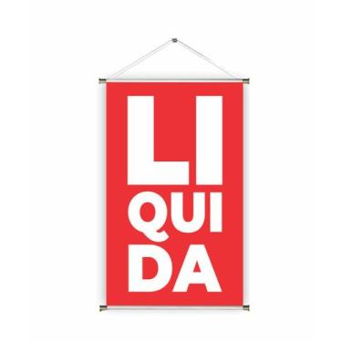 Imagem de Banner pronto Liquidação BA 232 medida 45x70 cm arte pronta