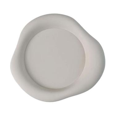 Imagem de Ｂｅｓｇａ Porta-copos de silicone para bebidas, porta-copos de caneca, antiderrapante, minimalista, jogo americano, almofada para copos, cozinha, Branco