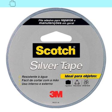 Imagem de Fita Silver Tape Cinza Scotch 45Mm X 5M