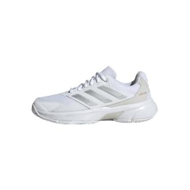 Imagem de adidas Tênis feminino, Branco nuvem, prata, metálico, cinza, um, 35