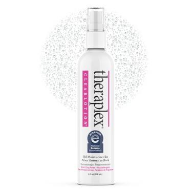 Imagem de Theraplex Spray de loção transparente (236 ml) - Óleo de jojoba natural, sem parabenos ou conservantes, não comedogênico e hipoalergênico, recomendado por dermatologistas - selo de aceitação da