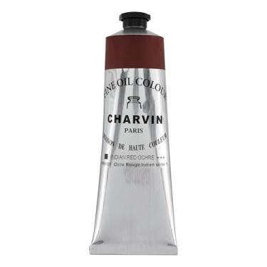 Imagem de Tintas a óleo para artistas Charvin Fine - Óleos de artistas Elite da Riviera Francesa para pintura, artistas, volume, salas de aula, Plein Aire, e muito mais! - [Ocre vermelho indiano - 150 mL]