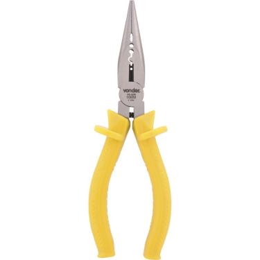 Imagem de Alicate Bico Meia Cana 6" Reto Vanádio Isol. 1000v Vonder