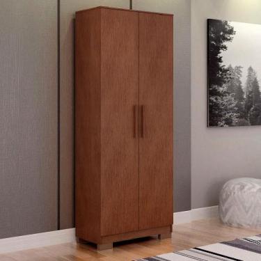 Imagem de Armário Multiuso Valdemoveis Natal com Pés e 2 Portas, Imbuia Linheiro