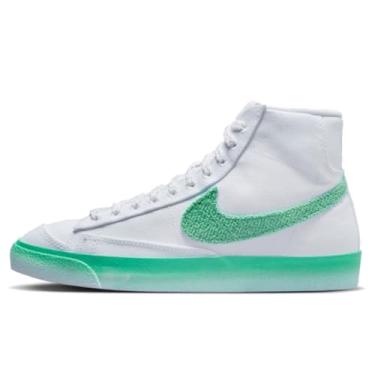 Imagem de Nike Blazer feminino MID '77 (FJ4547-100, branco/verde primavera-pouco verde), Branco/verde primavera/pouco verde, 8 Women/6.5 Men